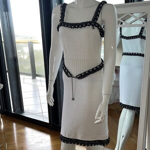 Authentic Chanel runway exclusive Collection all season dress.